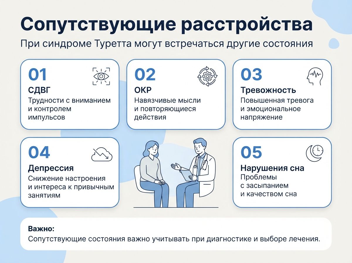 Лечение синдрома Туретта в Туапсе инфографика